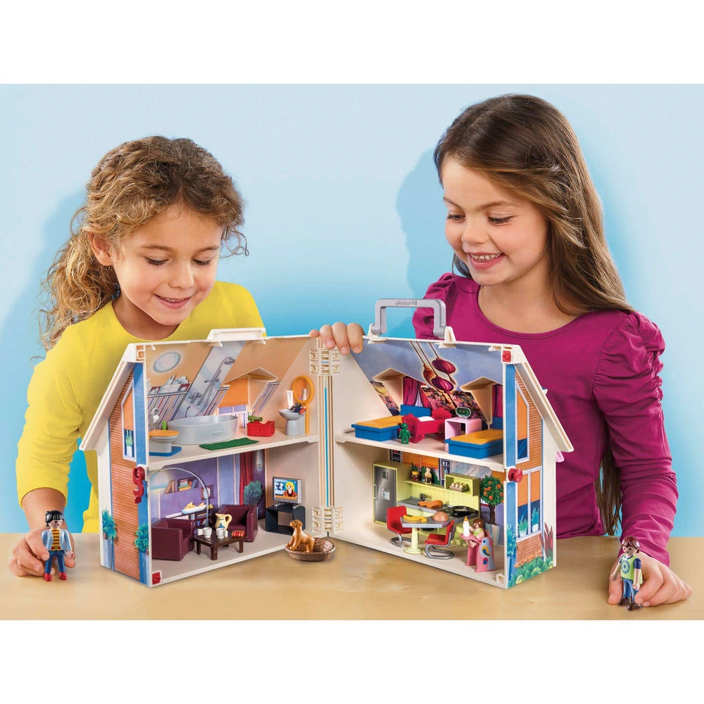 PLAYMOBIL Dollhouse Mijn Meeneempoppenhuis 70985 6 PLAYMOBIL Dollhouse Mijn Meeneempoppenhuis 70985 - Afbeelding 4
