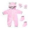 No Brand Deluxe Poppen Onesie Teddy