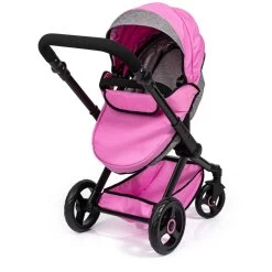 No Brand XEO Poppenwagen - Roze -Speelgoed 1992153 081452f6