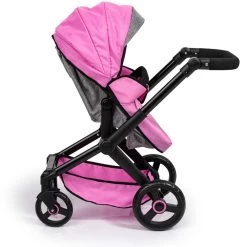 No Brand XEO Poppenwagen - Roze -Speelgoed 1992153 43e2a6d2