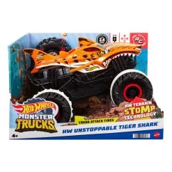 Hot Wheels Monster Trucks Unstoppable Tiger Shark Auto