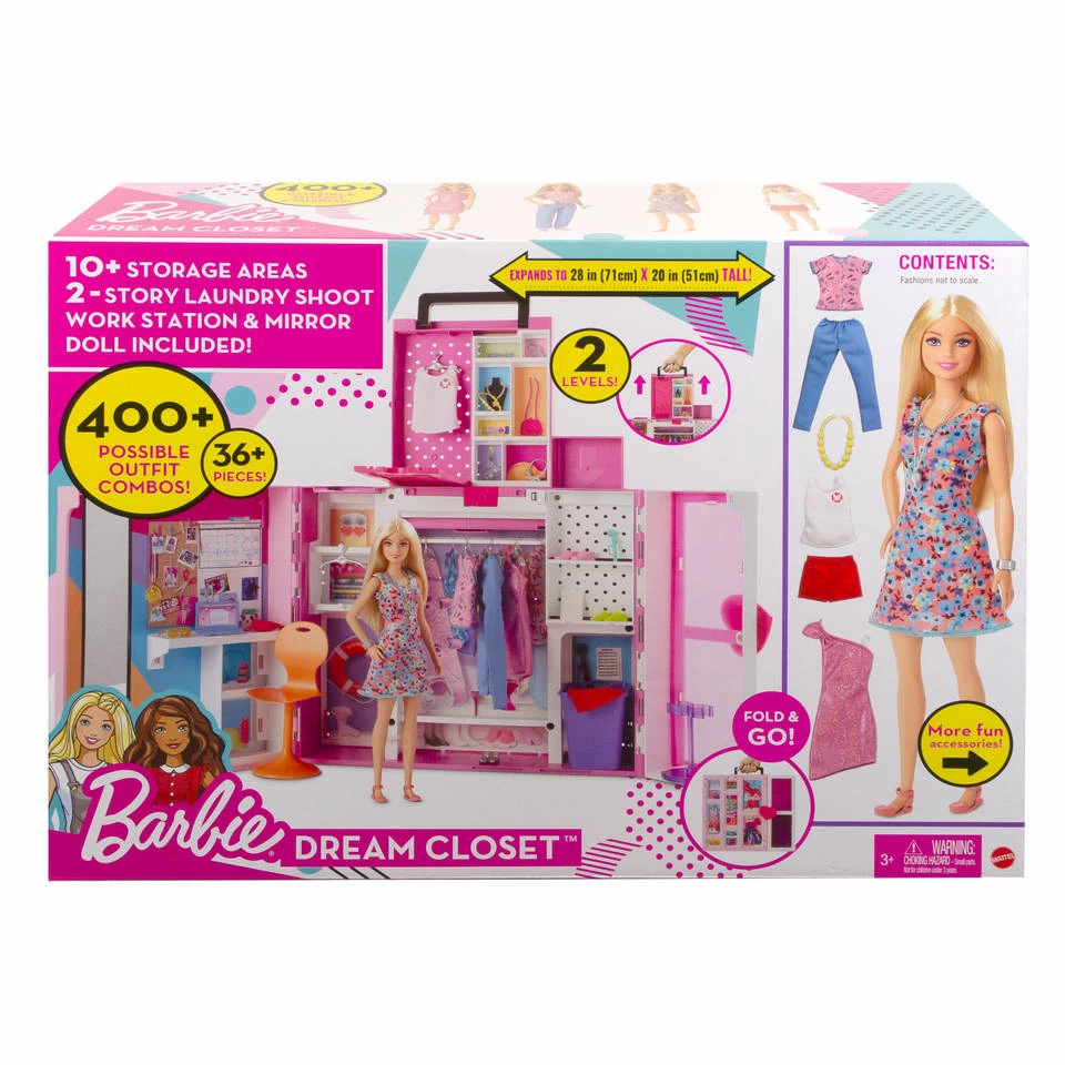 Barbie Kledingkast Speelset 3 Barbie Kledingkast Speelset