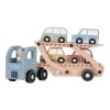 Little Dutch Houten Truck Met Oplegger + 4 Auto's -Speelgoed 1992897 cdacef82