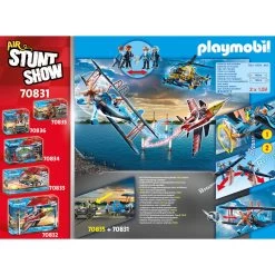 Playmobil Air Stuntshow Dubbeldekker Vliegtuig Phoenix 70831 -Speelgoed 1993464 01ecb1f2