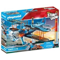 Playmobil Air Stuntshow Dubbeldekker Vliegtuig Phoenix 70831