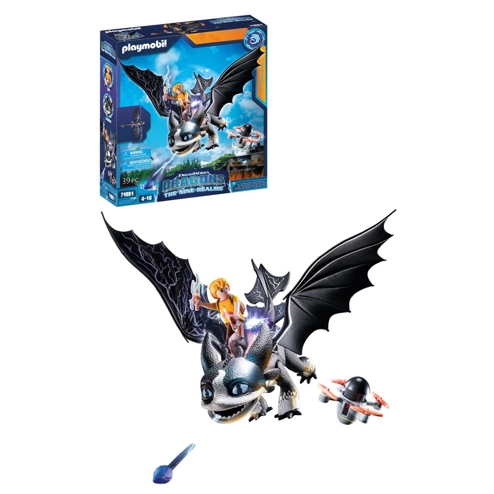 PLAYMOBIL Dragons: The Nine Realms Thunder & Tom 71081 3 PLAYMOBIL Dragons: The Nine Realms Thunder & Tom 71081