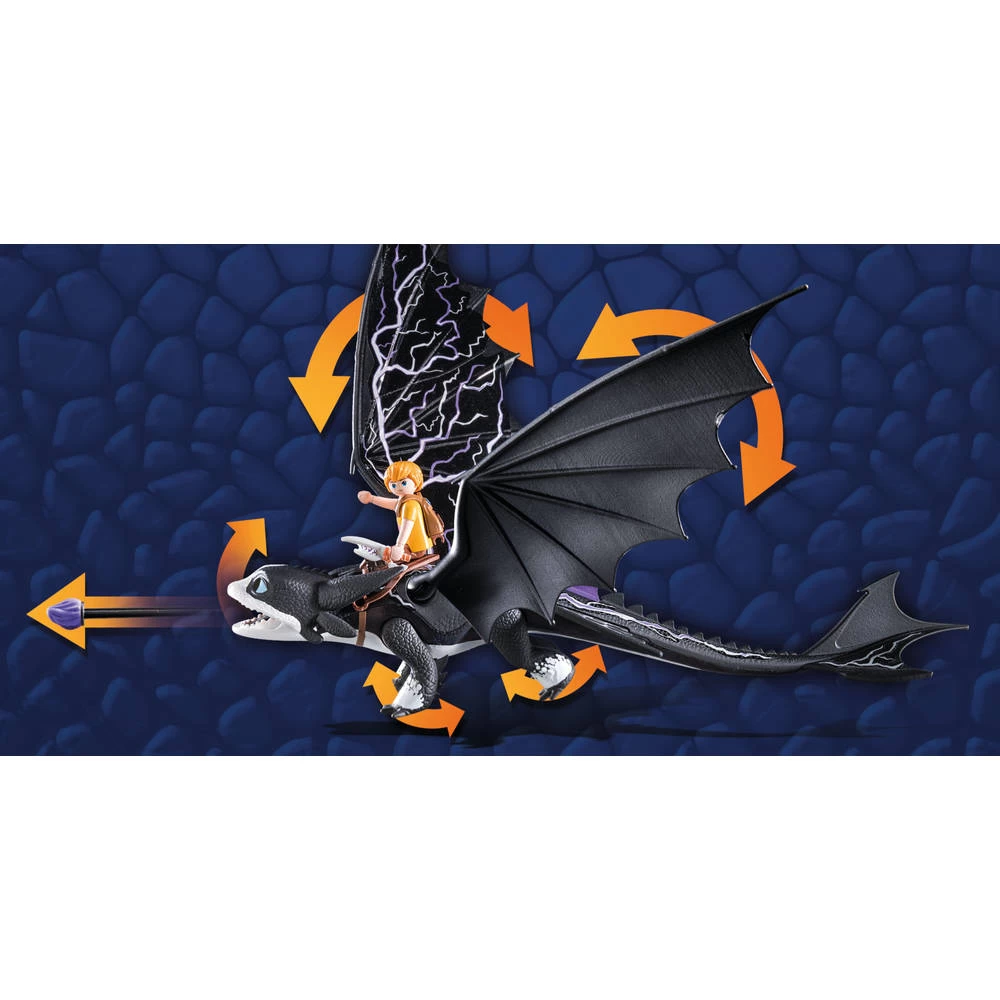 PLAYMOBIL Dragons: The Nine Realms Thunder & Tom 71081 4 PLAYMOBIL Dragons: The Nine Realms Thunder & Tom 71081 - Afbeelding 2
