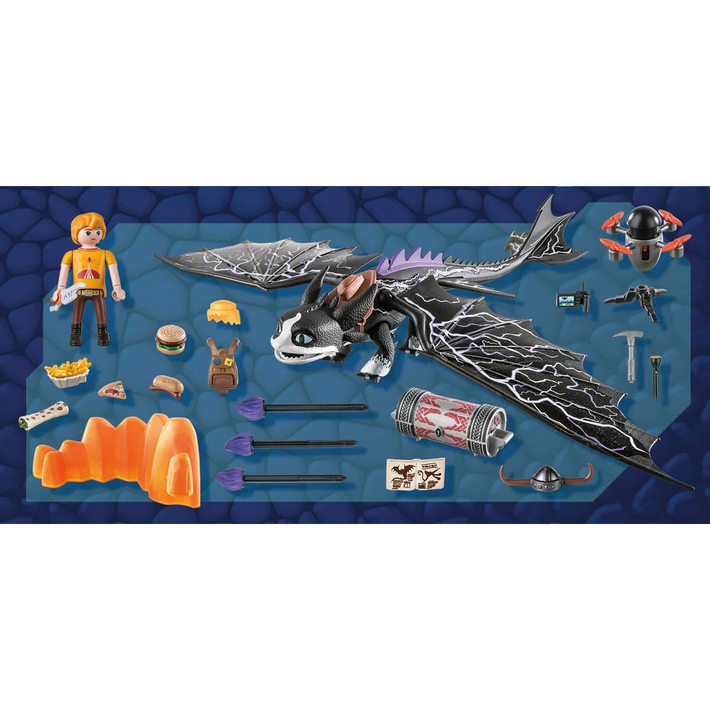 PLAYMOBIL Dragons: The Nine Realms Thunder & Tom 71081 5 PLAYMOBIL Dragons: The Nine Realms Thunder & Tom 71081 - Afbeelding 3