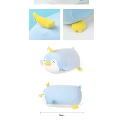 Miniso Pluchen Liggende Pinguïn Met Banaan - Blauw -Speelgoed 1993840 a50b2157