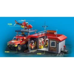 PLAYMOBIL City Action Brandweerkazerne 71193 -Speelgoed 1994345 95638cab