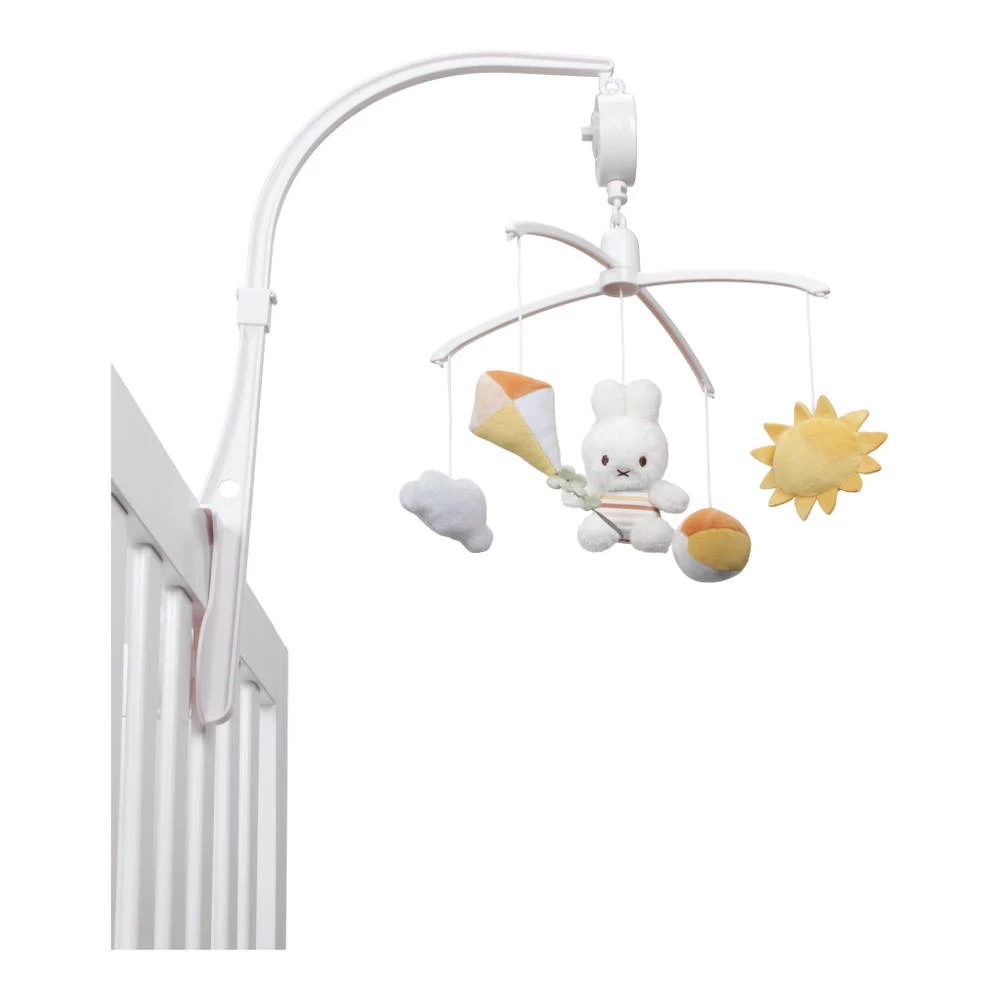 Nijntje X Little Dutch Vintage Sunny Stripes Muziekmobiel 3 Nijntje X Little Dutch Vintage Sunny Stripes Muziekmobiel