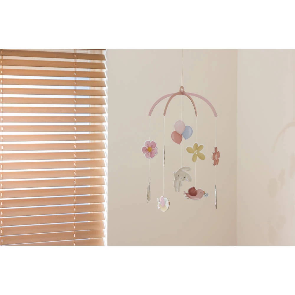 Little Dutch Flowers & Butterflies Kartonnen Mobiel 6 Little Dutch Flowers & Butterflies Kartonnen Mobiel - Afbeelding 4