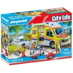PLAYMOBIL City Life Ambulance Met Licht En Geluid 71202 10 PLAYMOBIL City Life Ambulance Met Licht En Geluid 71202 -Speelgoed 1995211 2a835669