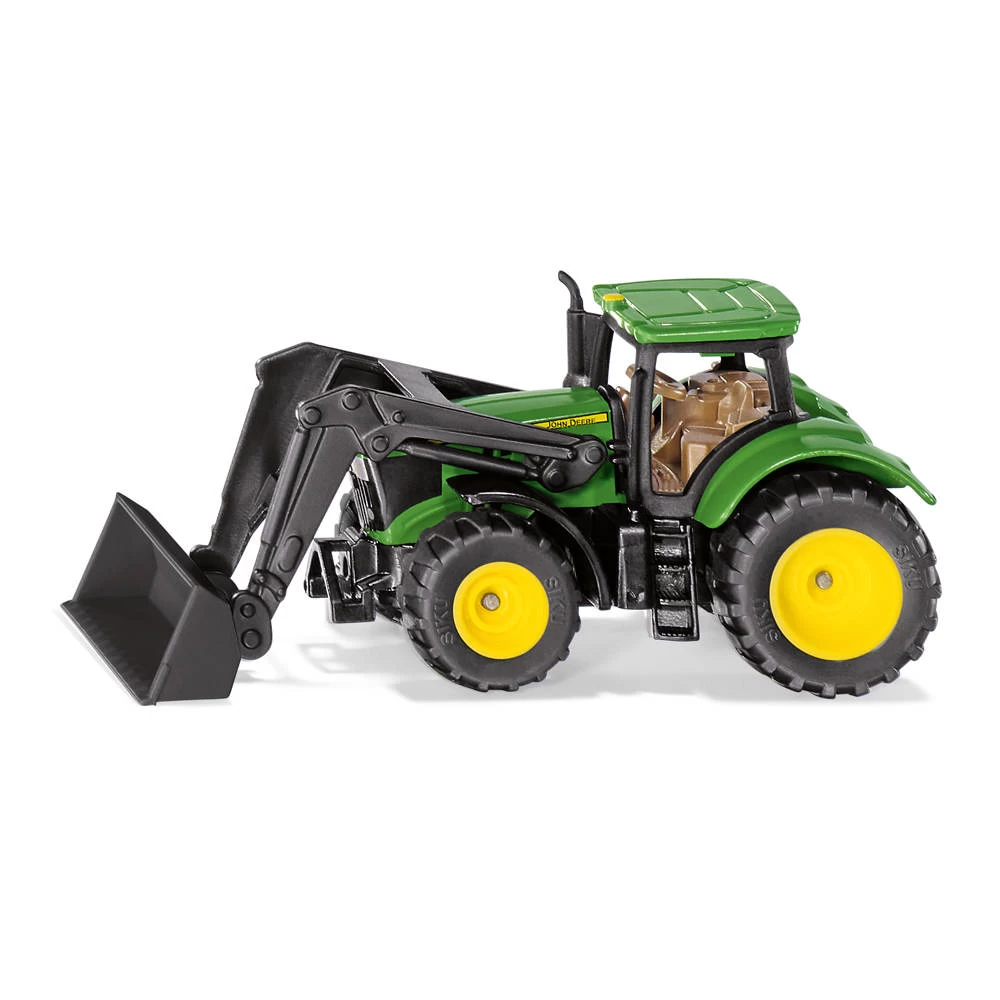 Siku John Deer Tractor Met Voorlader 1395 3 Siku John Deer Tractor Met Voorlader 1395