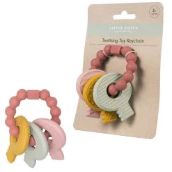 Little Dutch Sleutelbos Bijtspeeltje - Roze