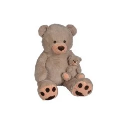 No Brand Pluchen Beer Met Baby - 111 Cm