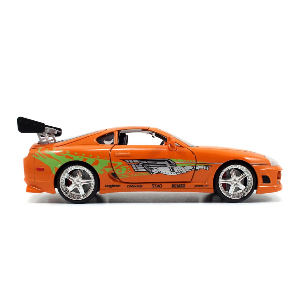 No Brand Jada Fast And Furious Brians 1995 Toyota Supra - 1:24 6 No Brand Jada Fast And Furious Brians 1995 Toyota Supra - 1:24 - Afbeelding 4