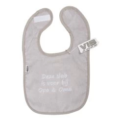 No Brand VIB Deze Slab Is Voor Bij Opa En Oma Slabbetje - Grijs