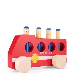 No Brand New Classic Toys Houten Pop-up Brandweerauto -Speelgoed 1997129 35912dc6