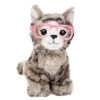 No Brand Studio Pets Paige Knuffelkat Met Bril - 16 Cm