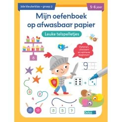 No Brand Mijn Oefenboek Op Afwasbaar Papier Leuke Telspelletjes - 5 Tot 6 Jaar