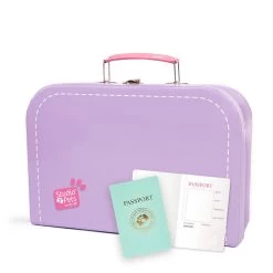 No Brand Studio Pets Koffertje Voor 23 Cm Knuffels - Lila