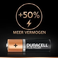Duracell Plus Power AA Alkaline Batterijen - 4 Stuks -Speelgoed EB 1112848B