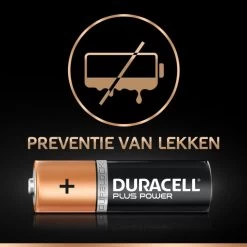 Duracell Plus Power AA Alkaline Batterijen - 4 Stuks -Speelgoed EB 1112848C