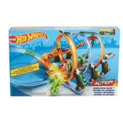 Hot Wheels Kurkentrekker Crash Racebaanset -Speelgoed EB 1885172B